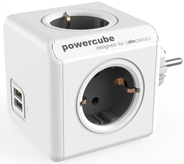 PowerCube Original 4-pistorasiaa + 2-USB