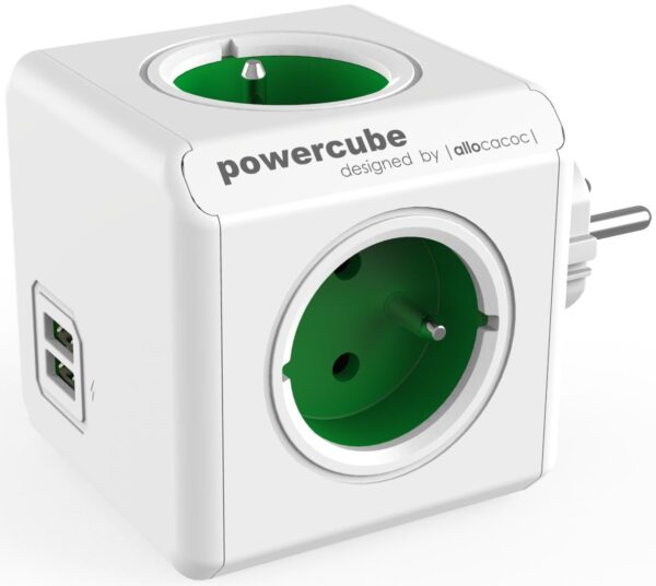 PowerCube Original 4-pistorasiaa + 2-USB